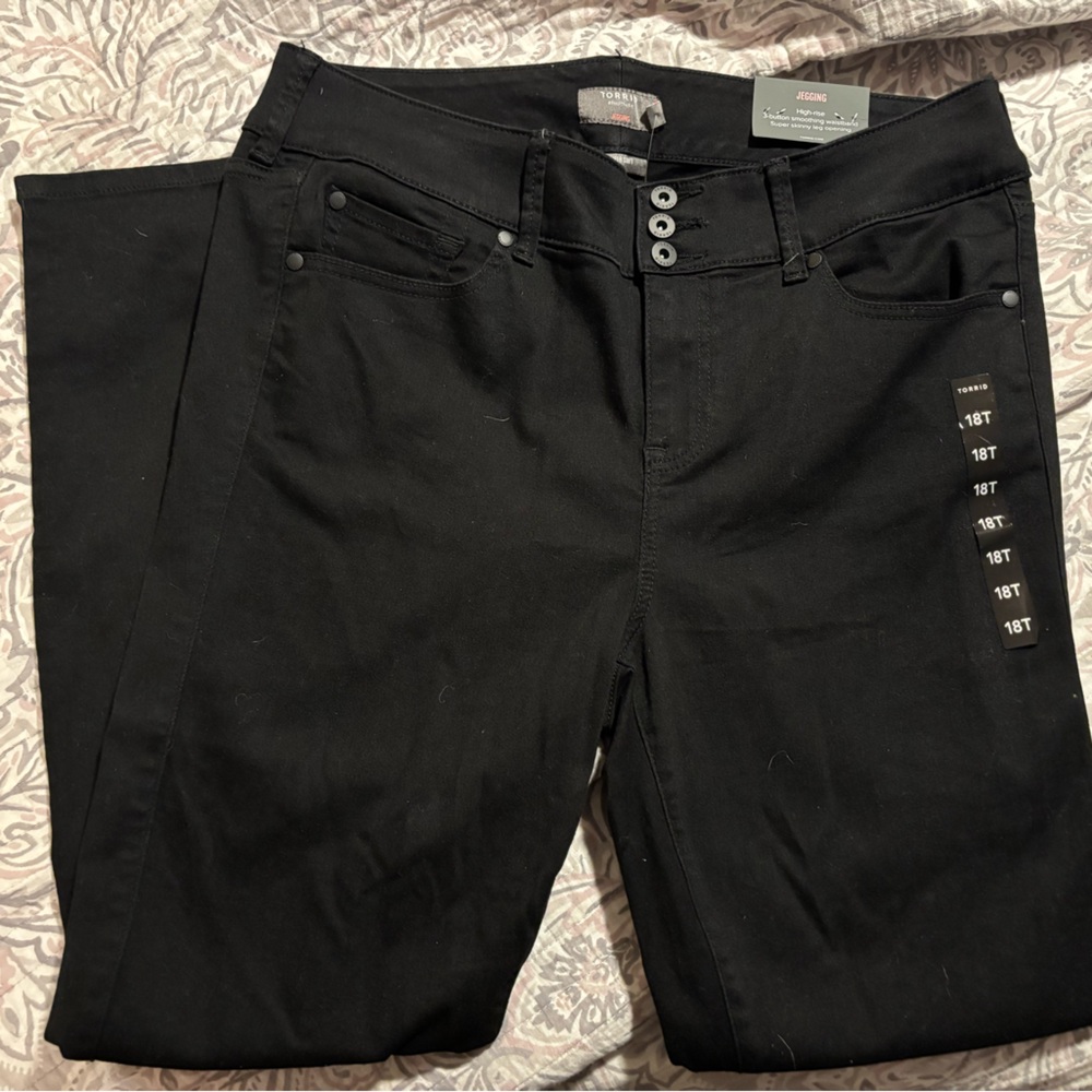 NWT TORRID black Jegging Jeans size 18T #jeans #torrid #plus